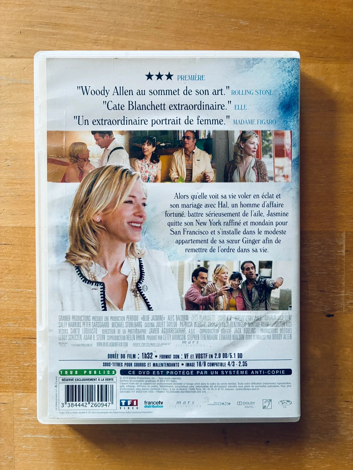DVD Blue Jasmine de Woody Allen. – photo 3